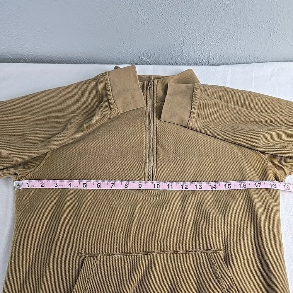Everlane Mens Quarter Zip‎ Pullover Sweater XS Brown Casual Workwear Holiday